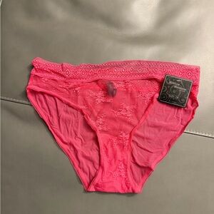 Valmont Women's Lace Panties - hot Pink